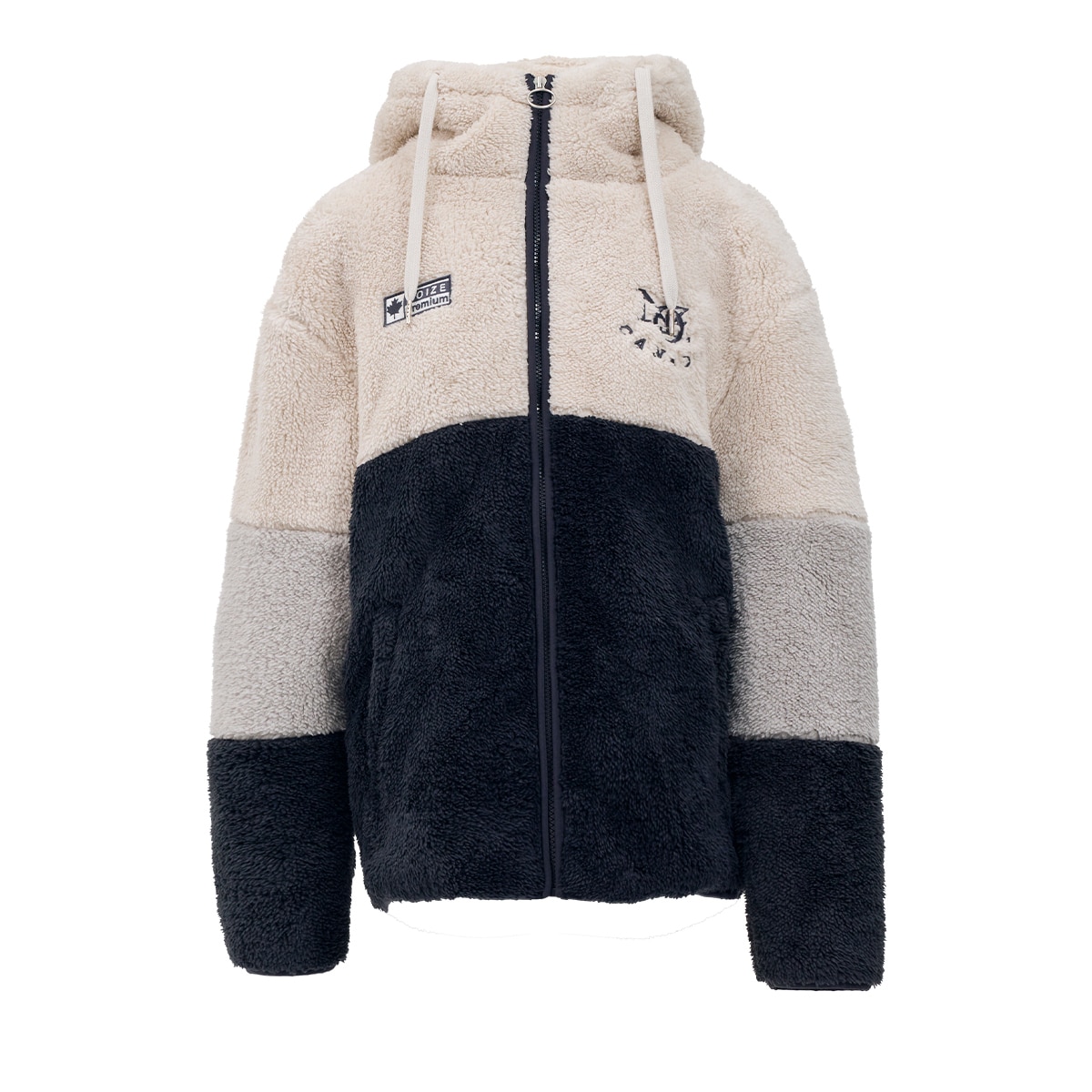 노이즈 남성 셰르파 후드 재킷