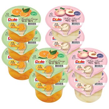 Dole 컵젤리 밀감/백도 250g x 12 Dole 컵젤리 밀감/백도 250g x 12