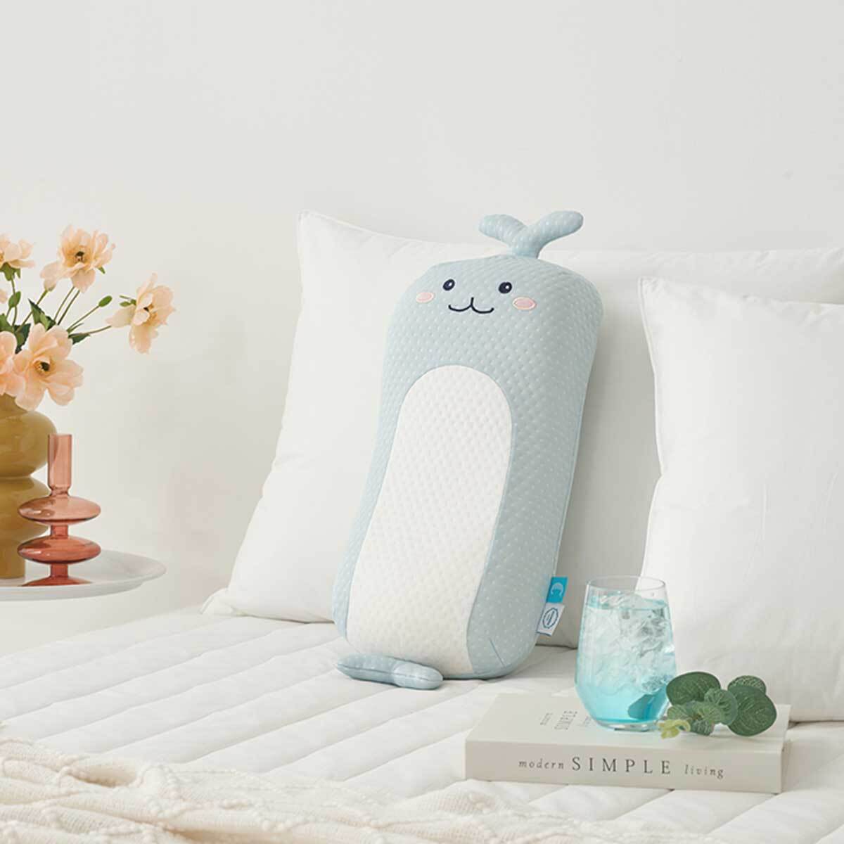 루마인 홈 쿨셸 동물 메모리폼 베개 1P - 돌고래