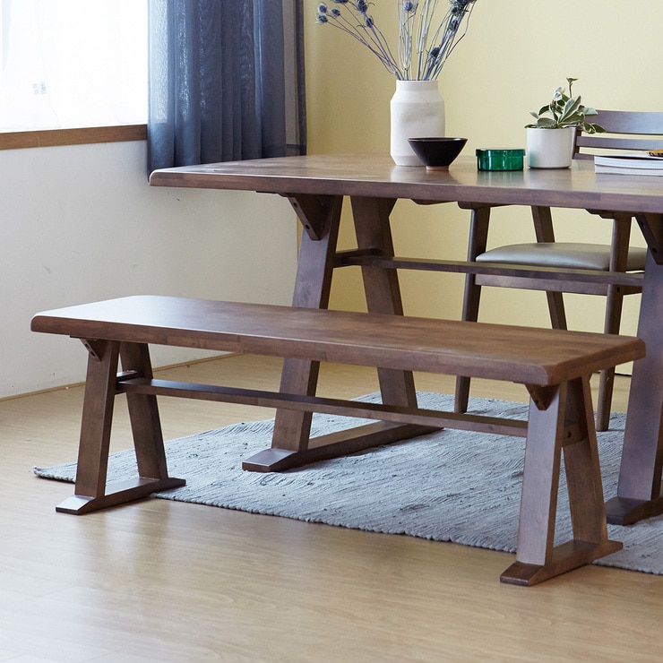 리비니아 카멜 마티나 원목 식탁 세트