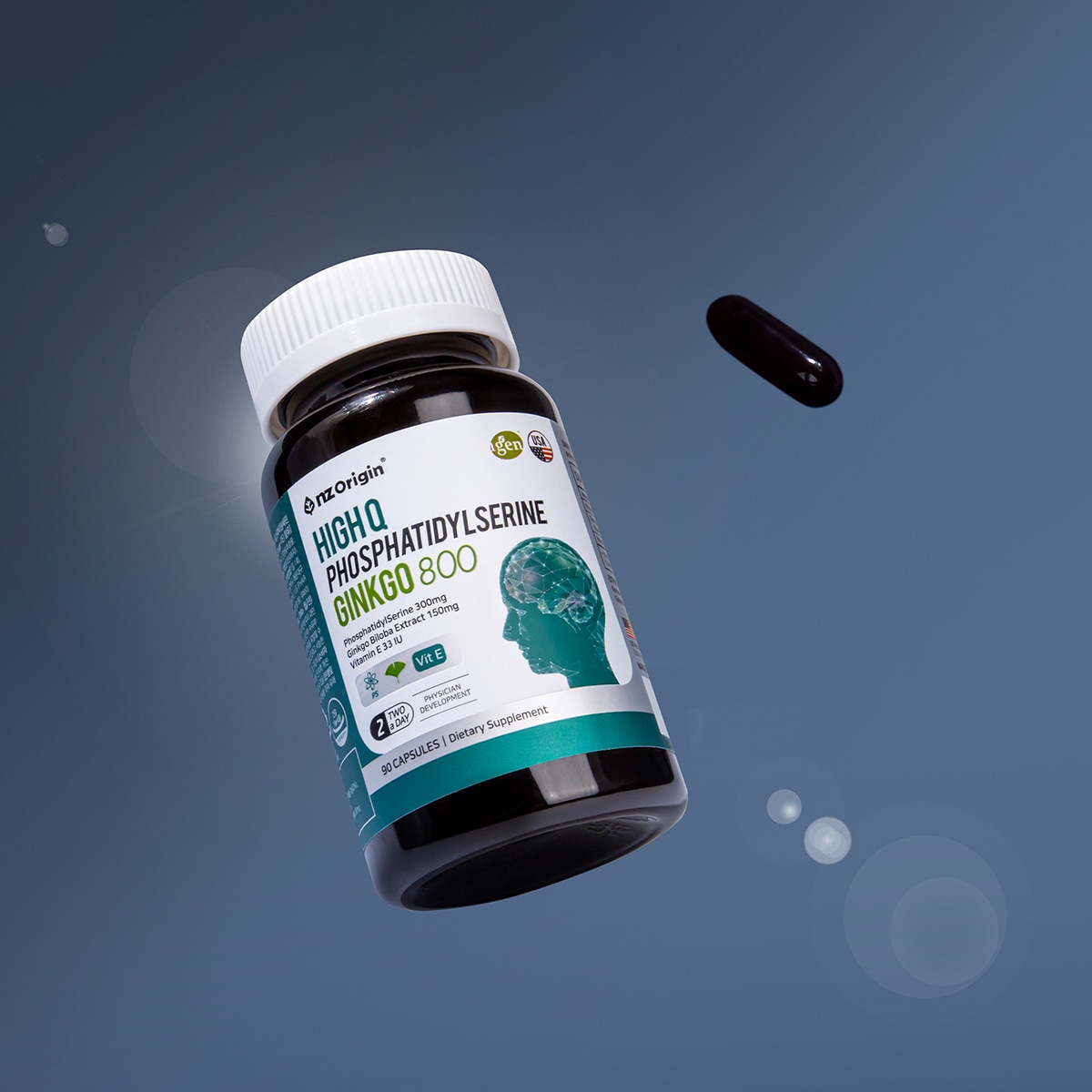 엔젯 오리진 하이큐 포스파티딜세린 징코800mg x 90