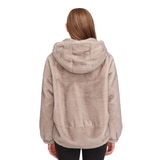 레니본 여성 인조퍼 재킷 - 그레이 레니본 여성 인조퍼 재킷 - 그레이