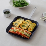 쿠치나레 통 3중 사각 코팅팬 24cm