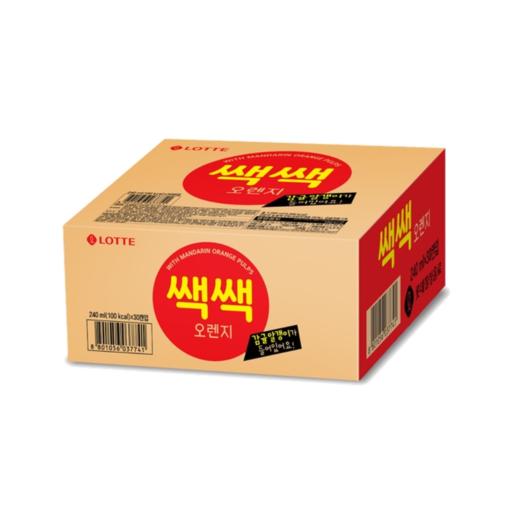 롯데 쌕쌕 오렌지 240ml x 30