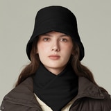 화이트샌즈 경량 패딩 버킷햇 + 넥 워머 SET 헬로나