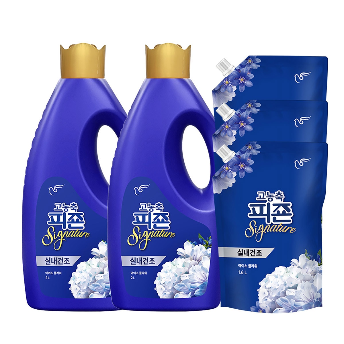 피죤고농축시그니처 섬유유연제2L x 2 + 1.6L x 3