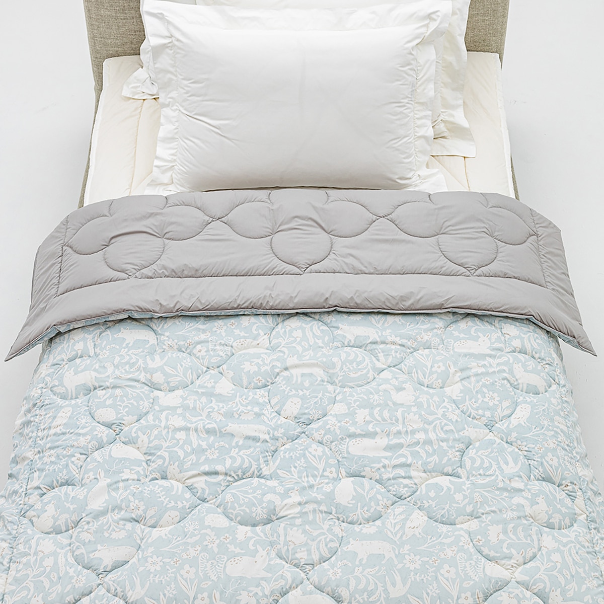 크리스피바바 양모 차렵 이불(봄/여름용) - 싱글