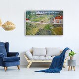 지클레 그림 액자 91x61cm - 고흐, 비온 후의 오베르의 풍경