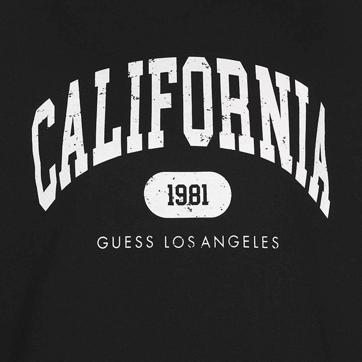 게스 여성 코튼 라운지 상하의 세트 - 블랙