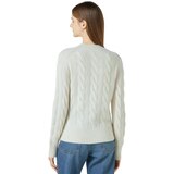 리디아 바인 여성 울 캐시미어 케이블 스웨터 - 아이보리, S 리디아 바인 여성 울 캐시미어 케이블 스웨터 - 아이보리, S