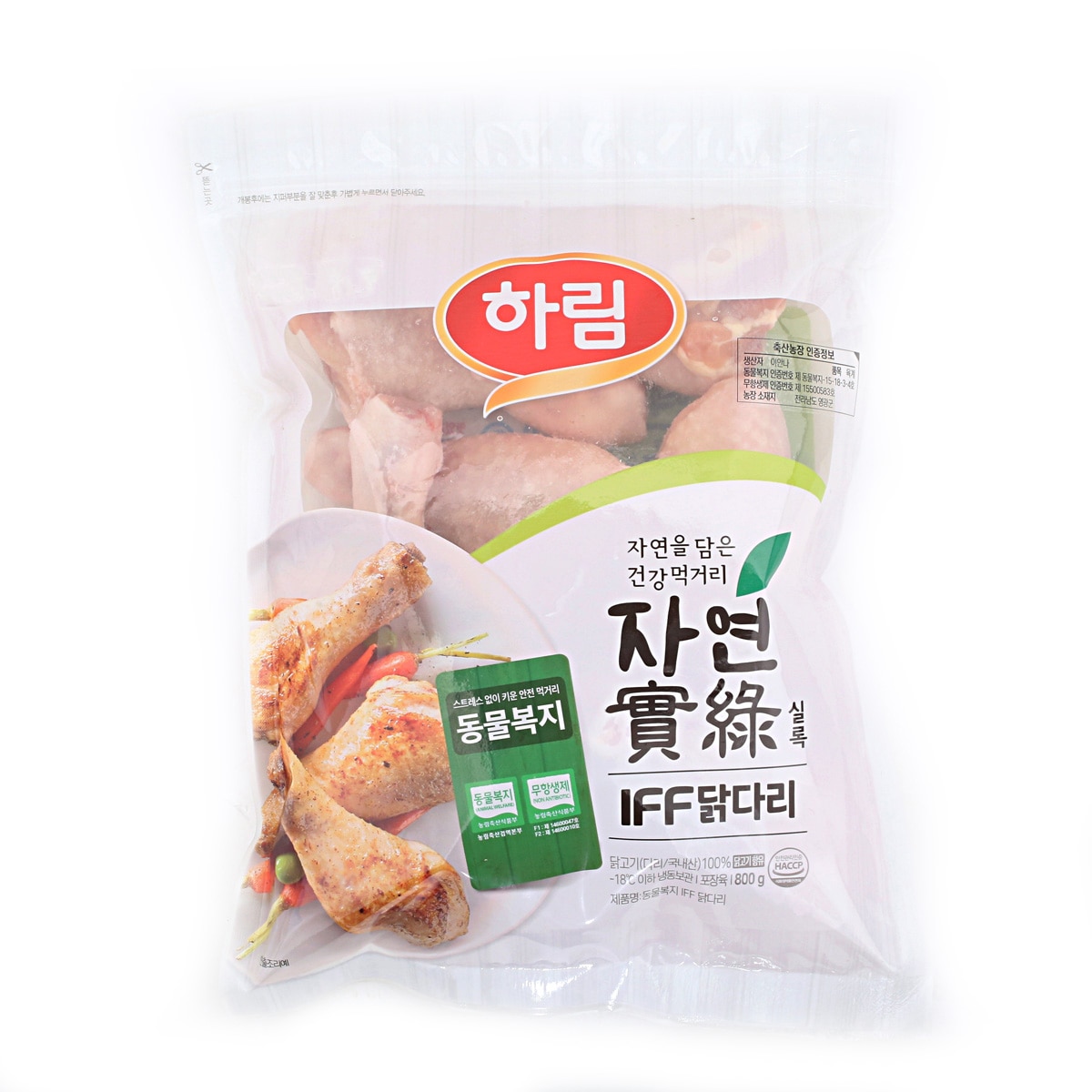 하림동물복지자연실록IFF닭다리800g X 240개(192kg)