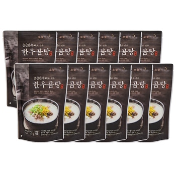 오늘차림 안심 한우 뼈로만든한우곰탕 500g x 12ea