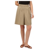 레니본 여성 플레어 반바지 - 카키, M