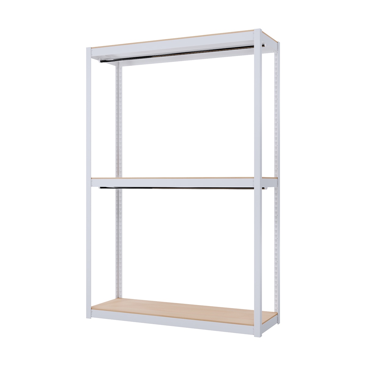 스피드랙 다용도 3단 철제 행거 120 x 40 x 180cm - 화이트 스피드랙 다용도 3단 철제 행거 120 x 40 x 180cm - 화이트