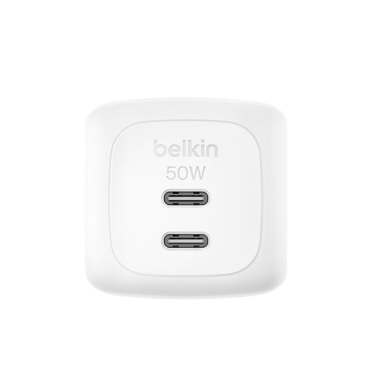 Belkin 50W Dual C Type GaN ZSP Charger + Cable