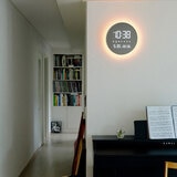 OWC 이클립스 스마트 무드등 LED WIFI 벽시계