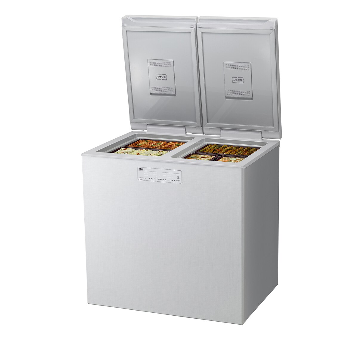 엘지 디오스 김치톡톡 217L- 메탈 린넨화이트