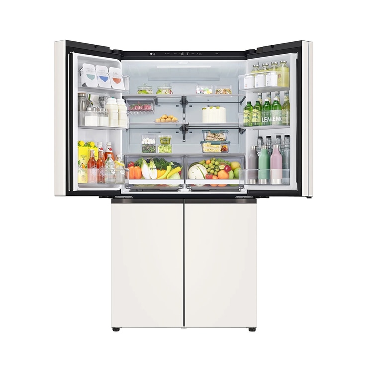LG 오브제 AI 매직스페이스 냉장고 870L, 메탈 베이지