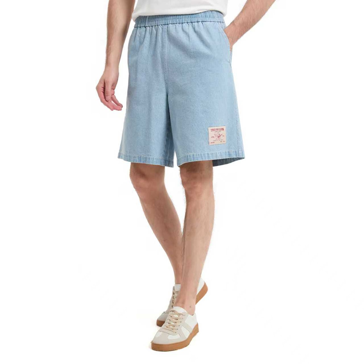 트루 릴리젼 남성 데님 반바지 트루 릴리젼 남성 데님 반바지