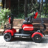 AU 테크 에코로 X 4륜 전동 스쿠터 - 레드