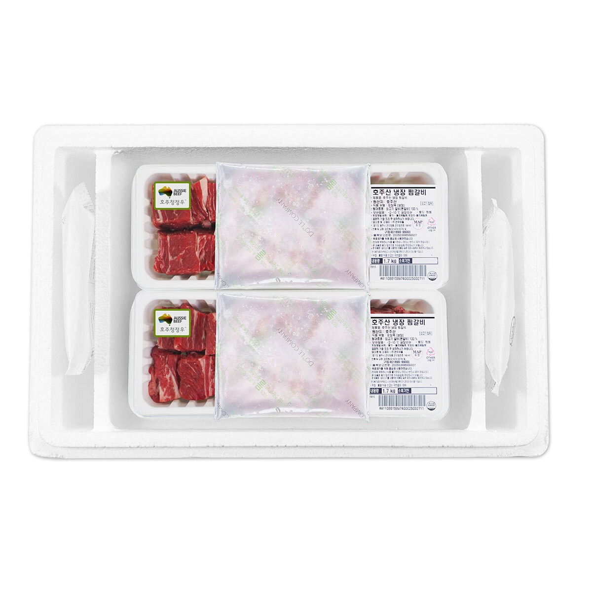 호주산 냉장 찜갈비 1.7kg x 2팩 x 3세트