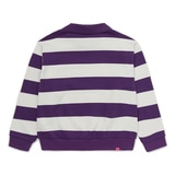 알로봇 키즈 긴소매 스트라이프 맨투맨 - 바이올렛, 155