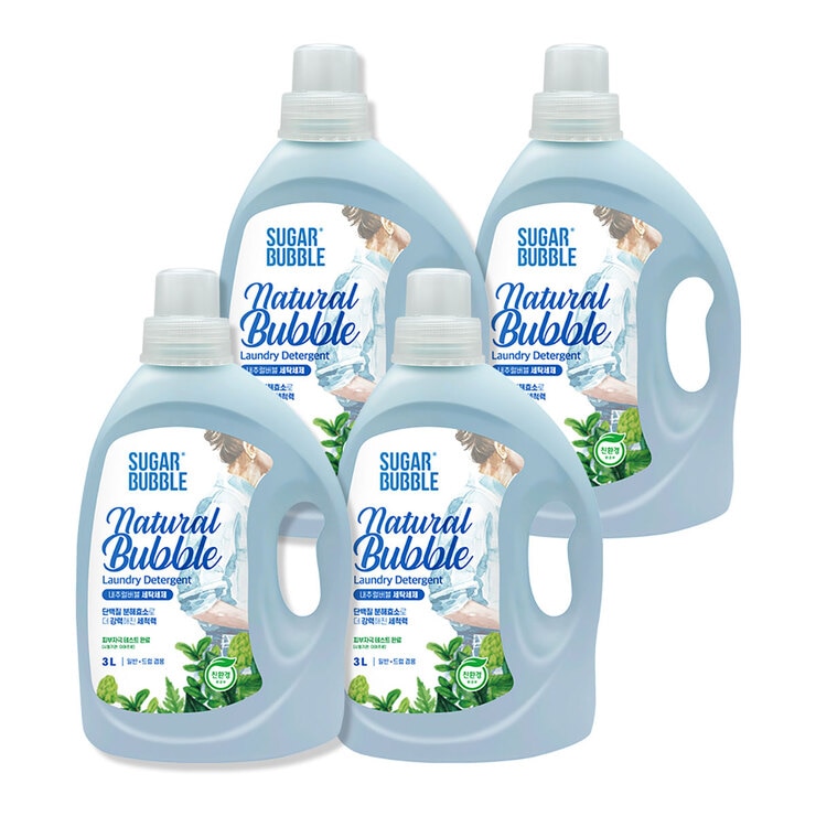 Sugar Bubble Eco Friendly Liquid Detergent 3L x 4 654932