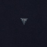 게스 남성 풀집 니트 - 네이비