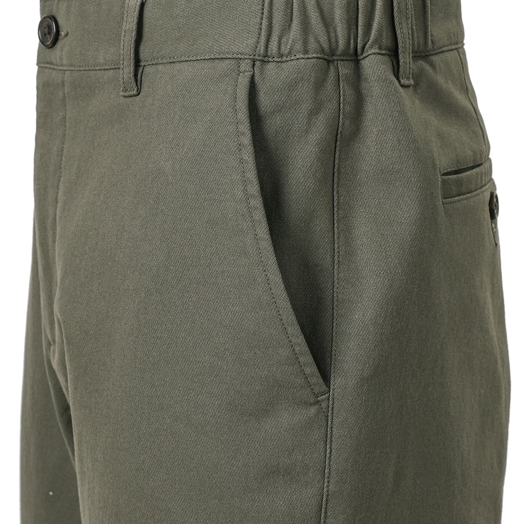 쿨트 남성 면 스판 바지 - 카키, 36