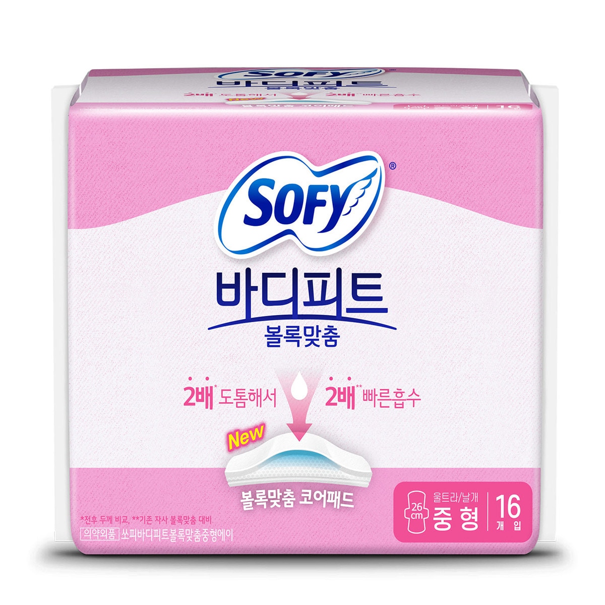 쏘피 바디피트 블록맞춤 중형 16개 x 6팩