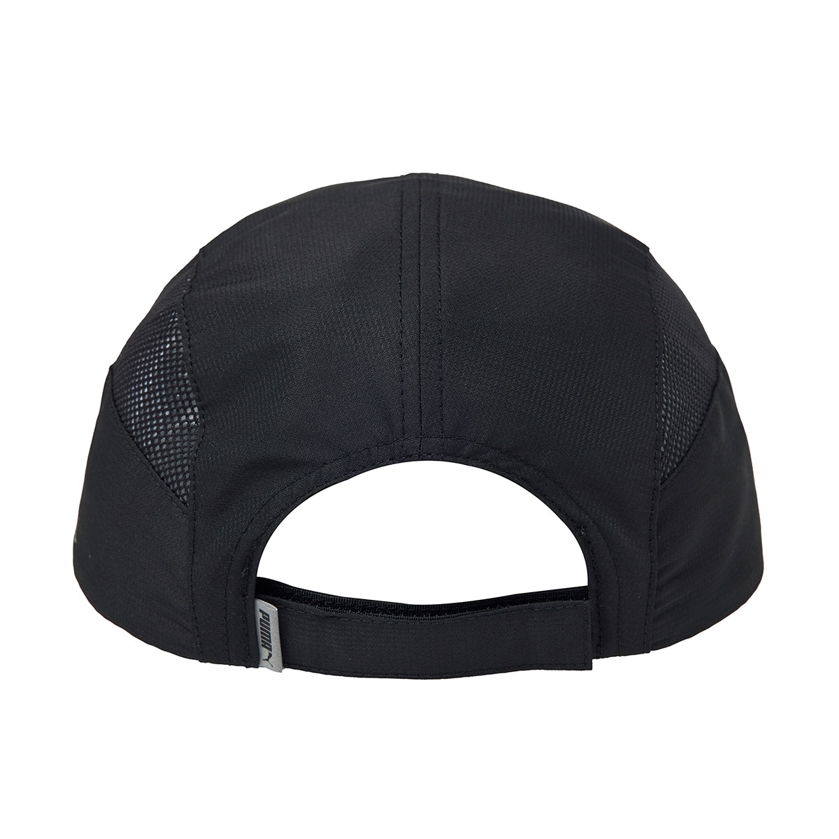 푸마 5패널 러닝 캡 모자 - 블랙