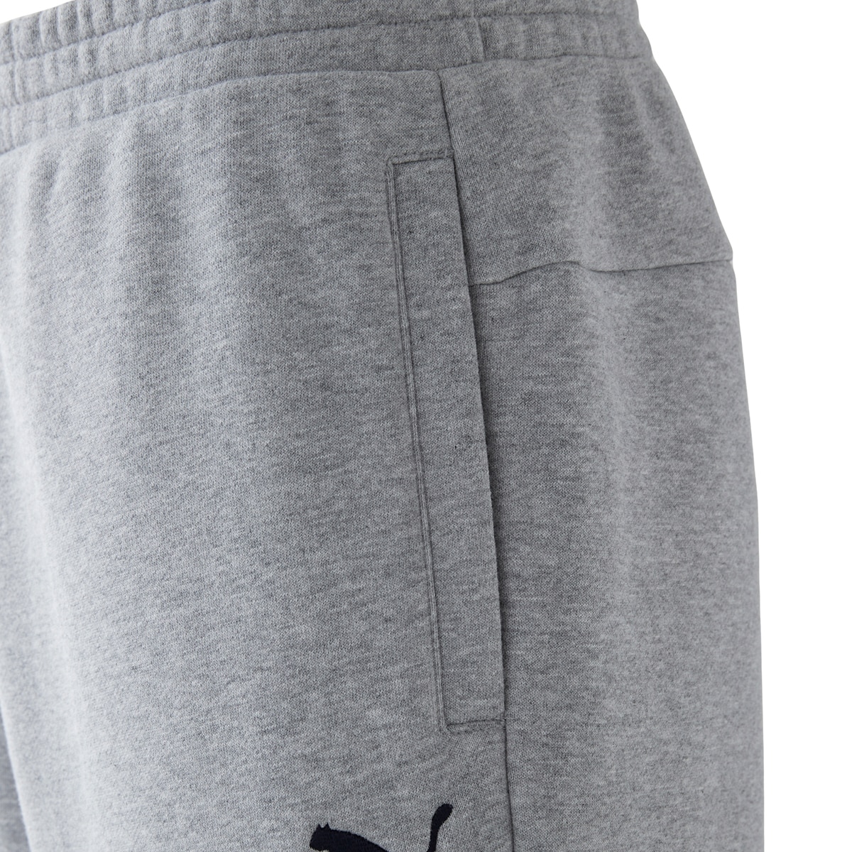 푸마 남성 프렌치 테리 스웨트 팬츠 - 라이트헤더그레이 L