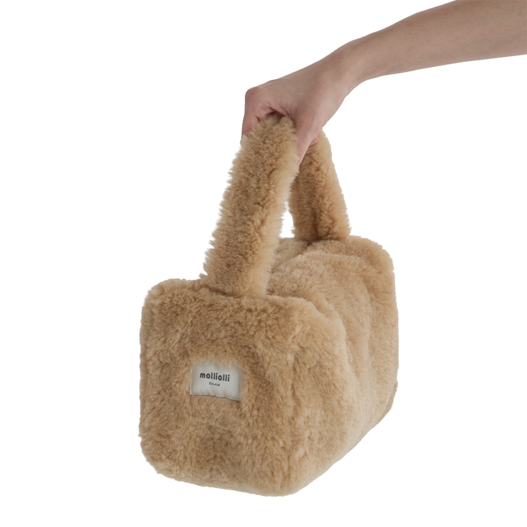 몰리올리 인조퍼 토트백