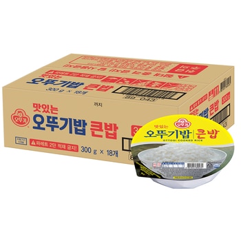 오뚜기맛있는오뚜기밥 큰밥 300g x 18개