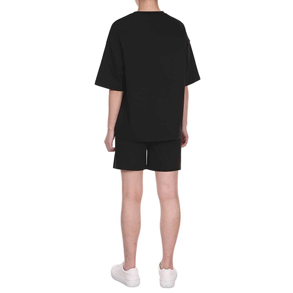 게스 여성 코튼 라운지 상하의 세트 - 블랙