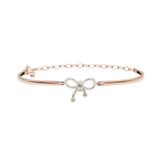 클라베드제이 14K 골드 팔찌 리브