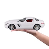 마이스토 장식용 1:18 축소 자동차 - 메르세데스 벤츠 SLS AMG(화이트)