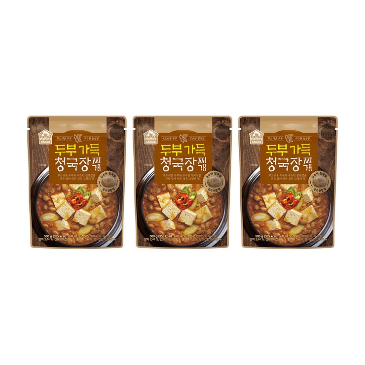 Mama's Choice 청국장 찌개 500g x 3
