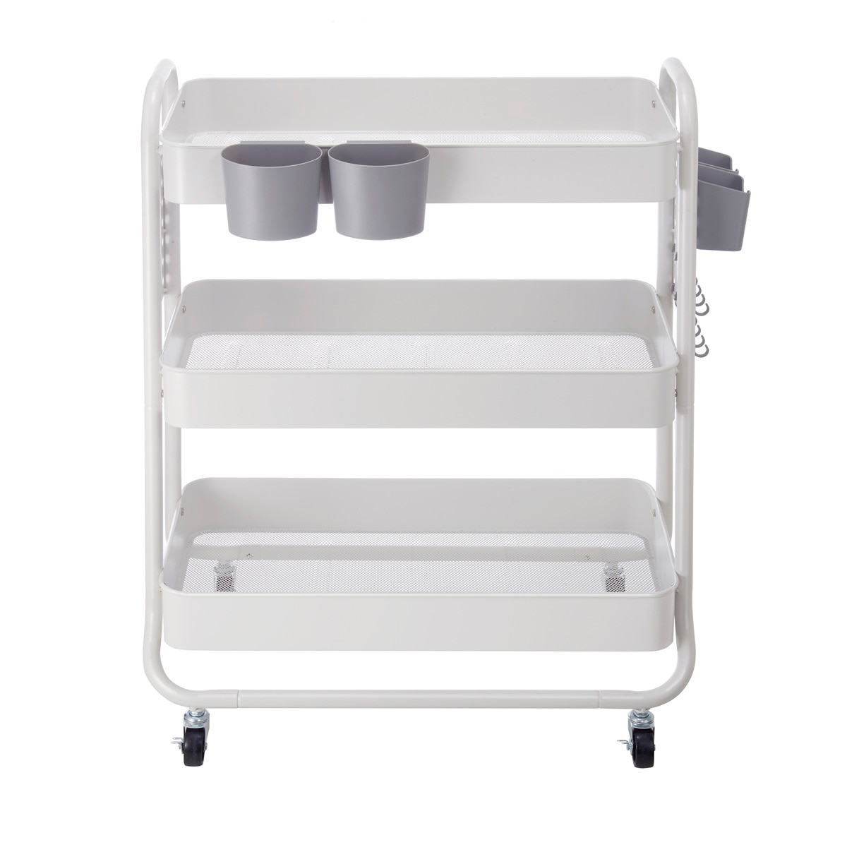 Edifice 다용도 3단 롤링 카트