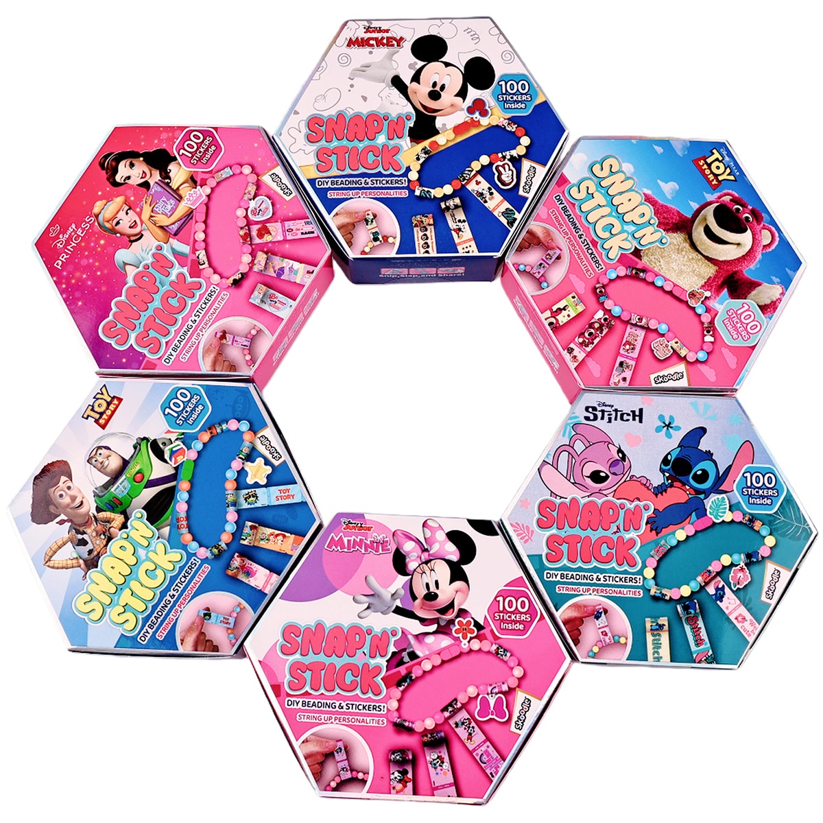디즈니 스냅 앤 스틱 팔찌 만들기 세트