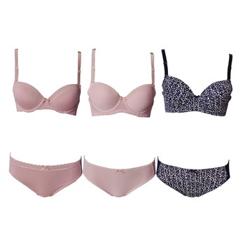 레노마 여성 브라& 팬티 세트6P