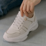 엘리자베스스튜어트 경량 스니커즈 - 아이보리, 240mm