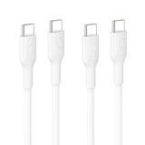 벨킨 60W USB-C to C 충전 케이블 1m x 2PK - 화이트