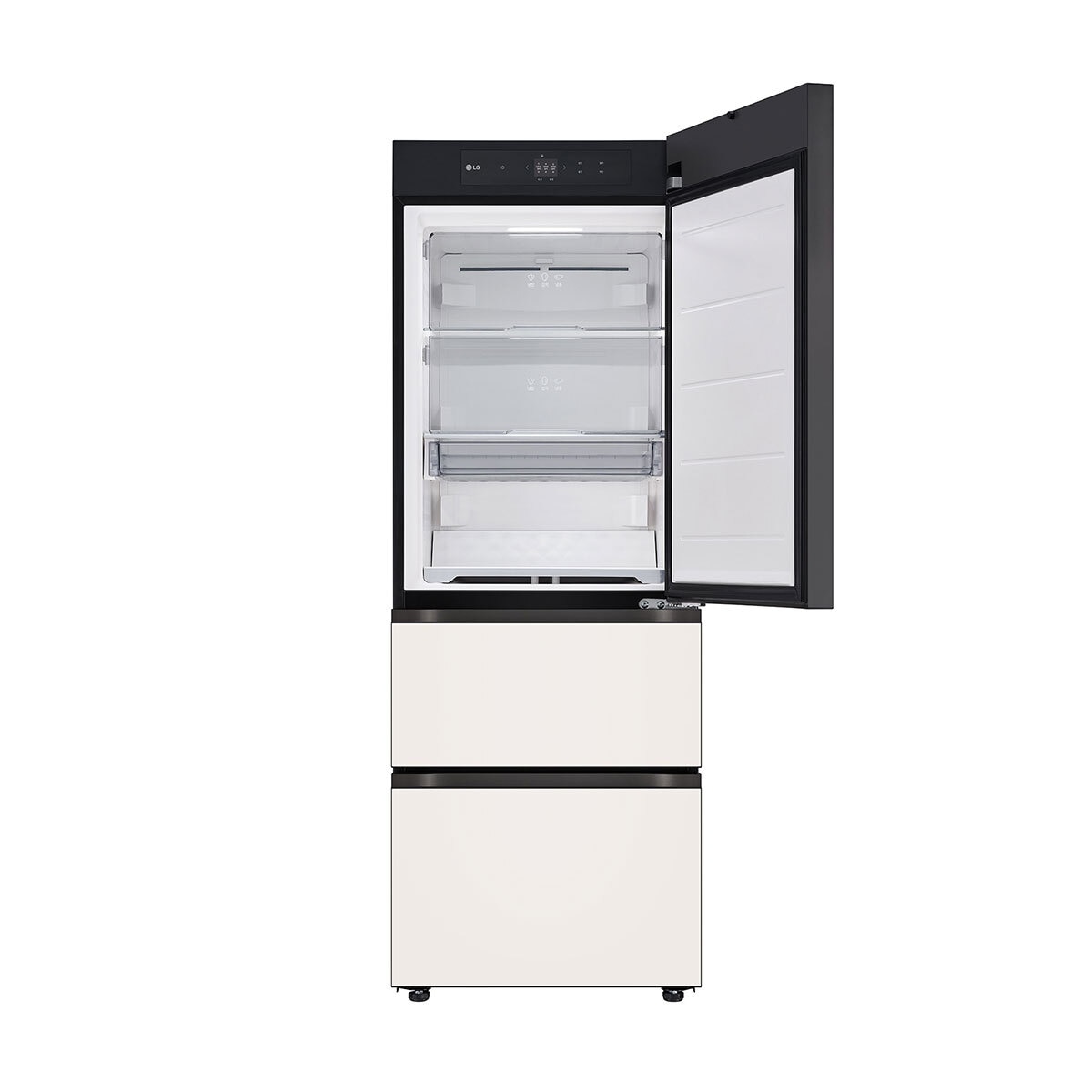 엘지오브제 김치톡톡 FIT & MAX 324L -글라스베이지