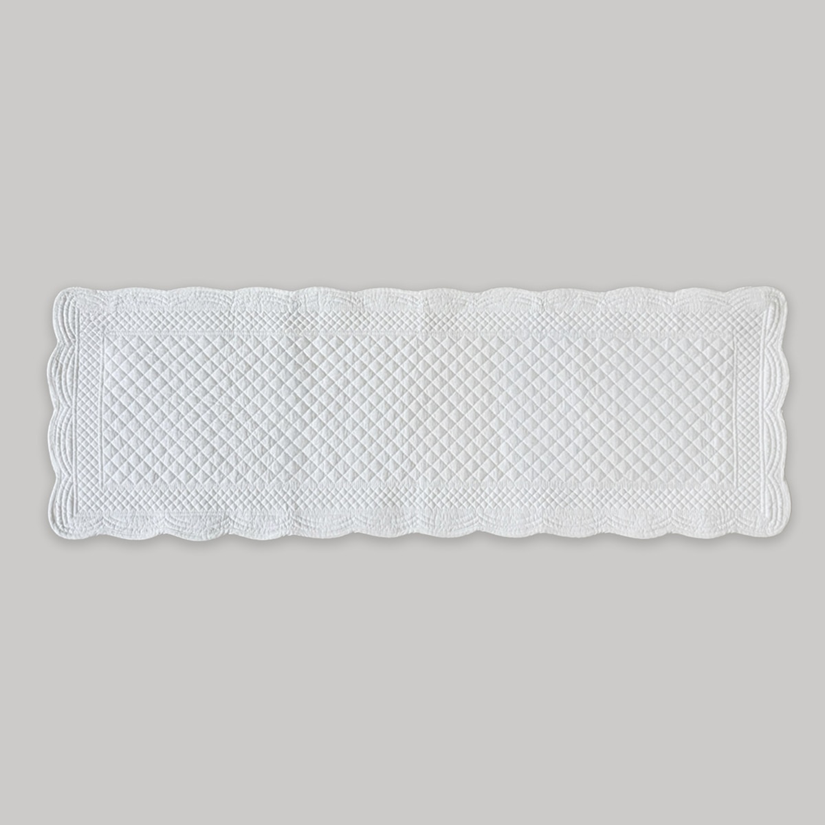 플로티나 선염 면 주방매트 2P 40x120cm - 화이트