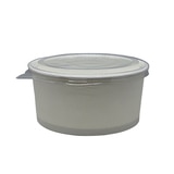 종이용기세트 80개 (1,100cc / 뚜껑 포함)