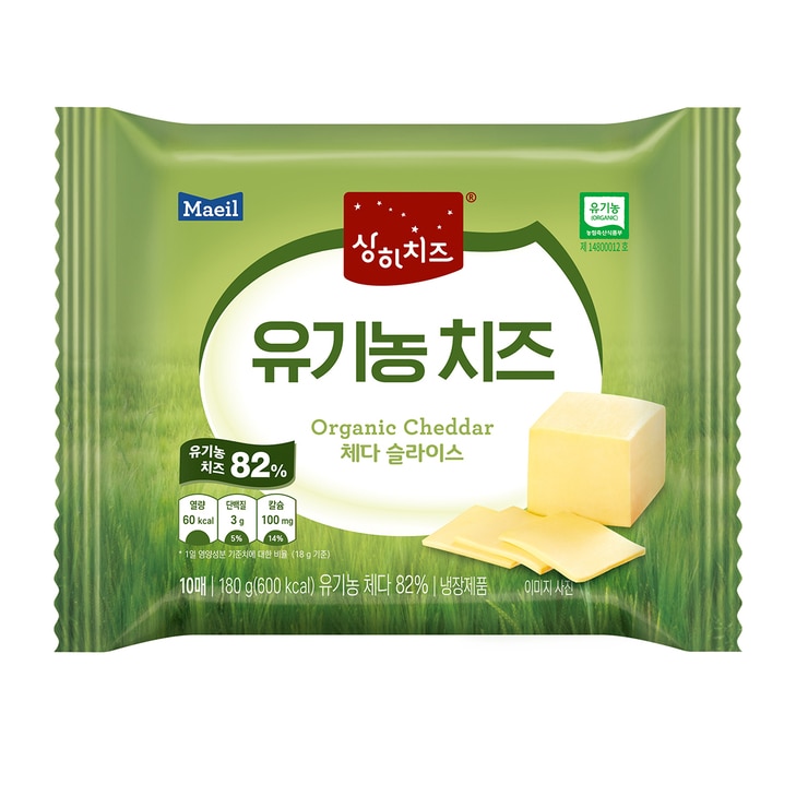상하치즈 유기농 체다치즈 180g x 12