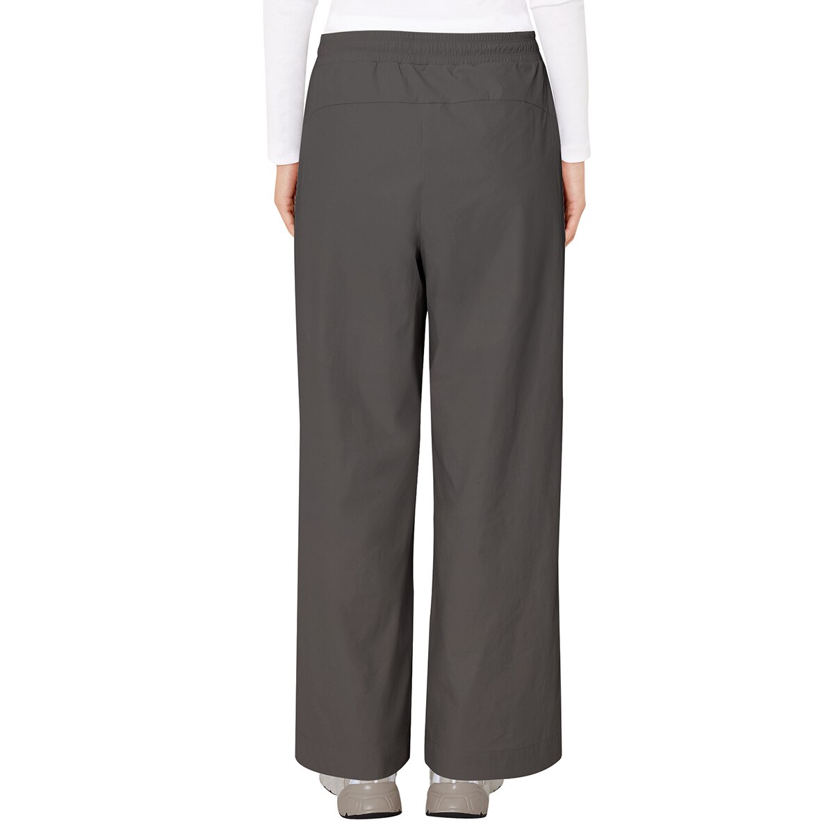 슬로기 여성 스트레치 와이드 팬츠 - 그레이