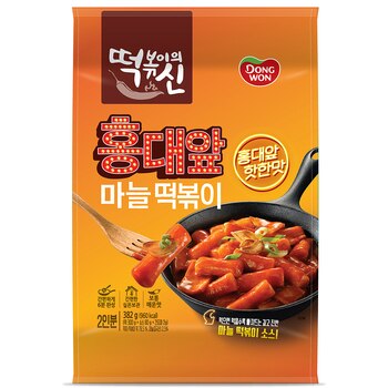 동원 떡볶이의 신 홍대앞 마늘 떡볶이382g x 8 동원 떡볶이의 신 홍대앞 마늘 떡볶이382g x 8