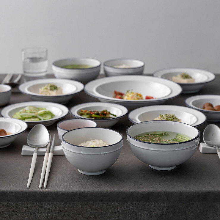 Ssueim Retro Line Dinner Set 24P for 4